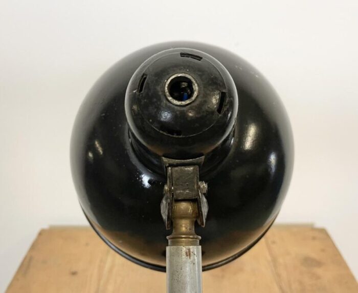 vintage black workshop table lamp 1950s 2869