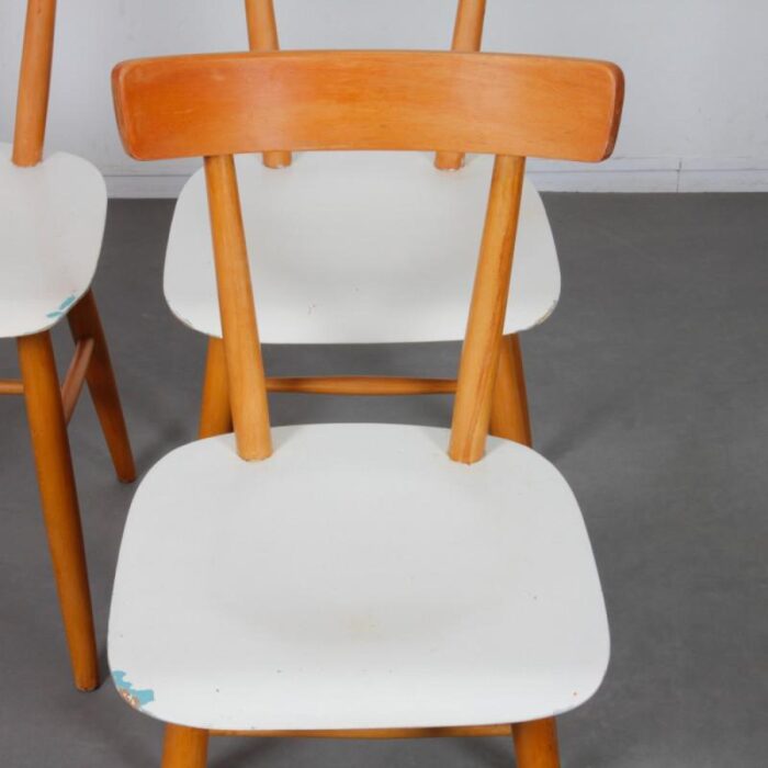 vintage chairs from ton 1960s set of 3 4094