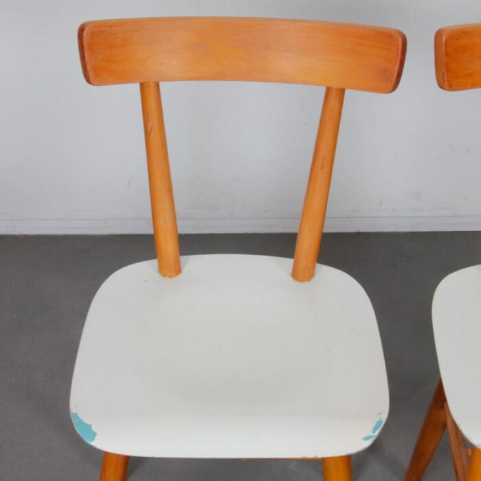 vintage chairs from ton 1960s set of 3 5591