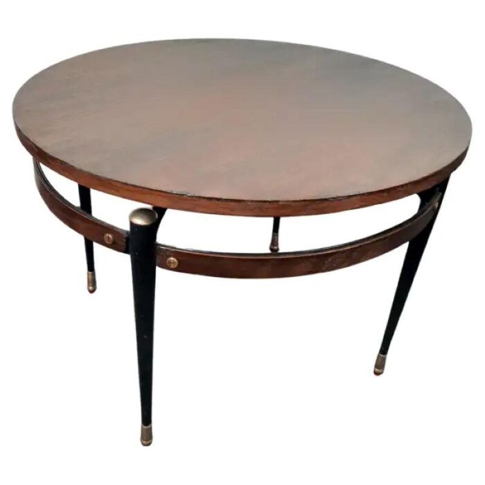 vintage coffee table from silvio cavatorta 1950s 5913