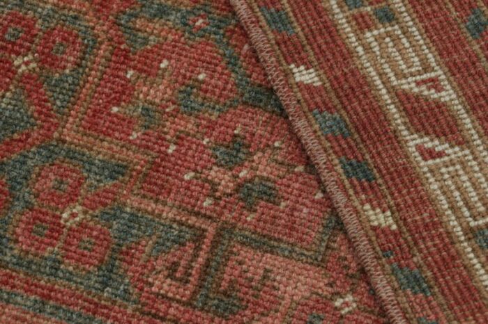 vintage ersari rug in red with geometric medallions from rug and kilim 7616