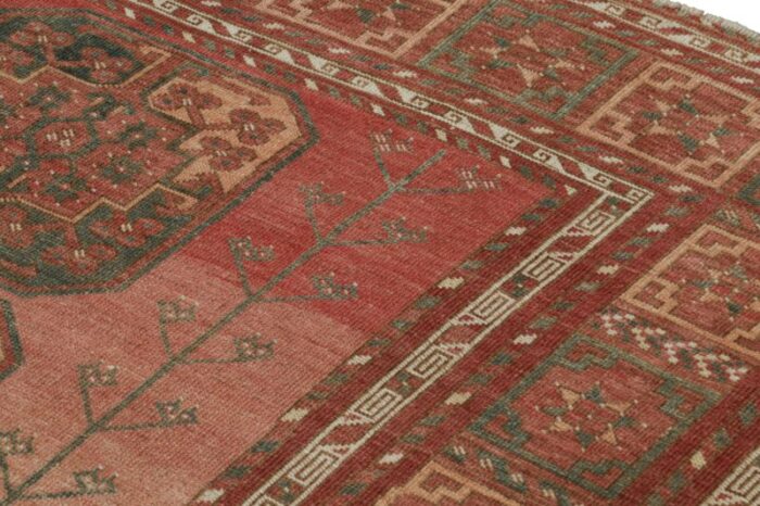 vintage ersari rug in red with geometric medallions from rug and kilim 9969