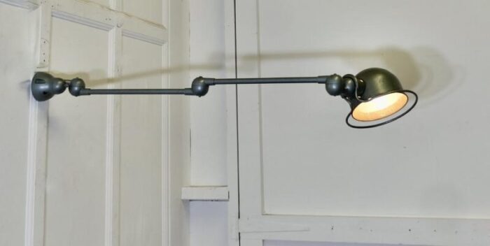 vintage french industrial articulated wall light 1950s 6908