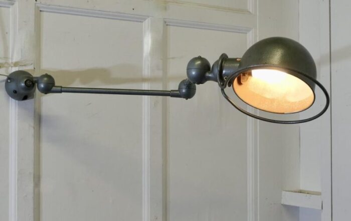 vintage french industrial articulated wall light 1950s 9880