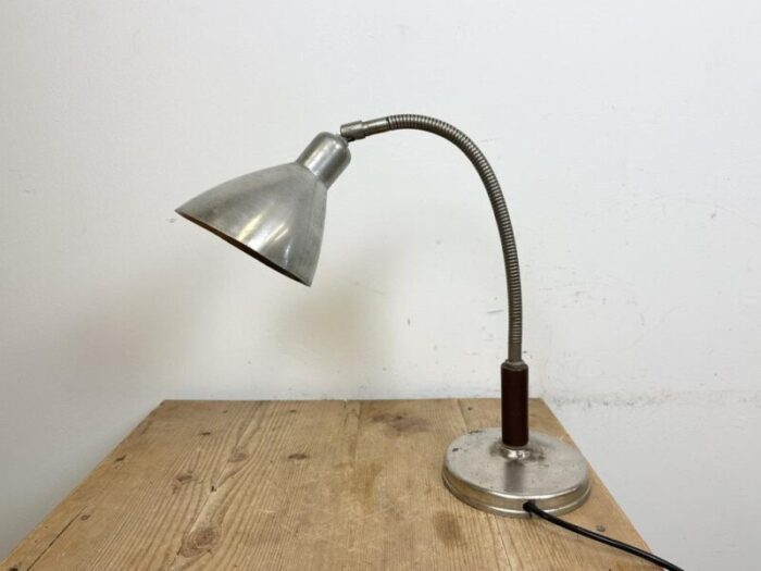 vintage gooseneck table lamp 1950s 4417