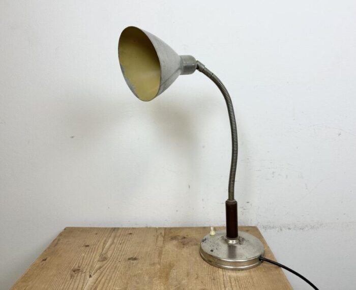 vintage gooseneck table lamp 1950s 6553