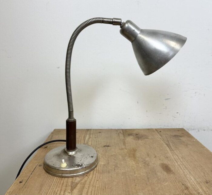 vintage gooseneck table lamp 1950s 7197