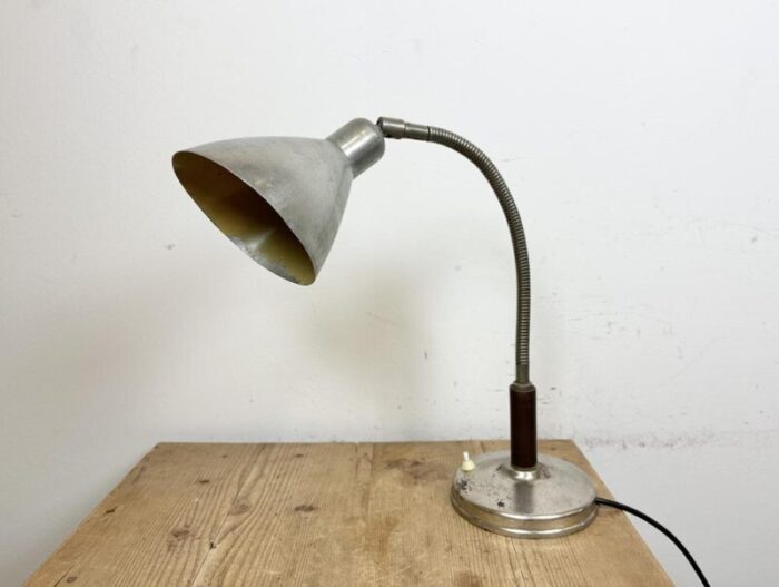 vintage gooseneck table lamp 1950s 7904