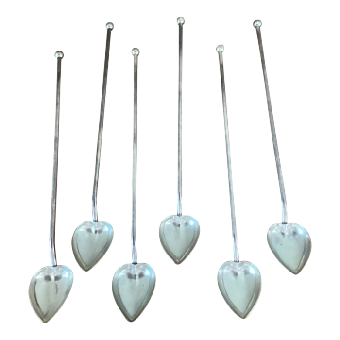 vintage gorham sterling silver sipper spoons set of 6 5489