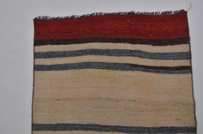 vintage handwoven colourful rug 1960s 0395