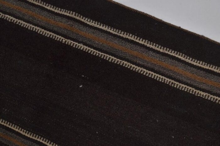 vintage handwoven decorative wool runner rug 1960s 8565