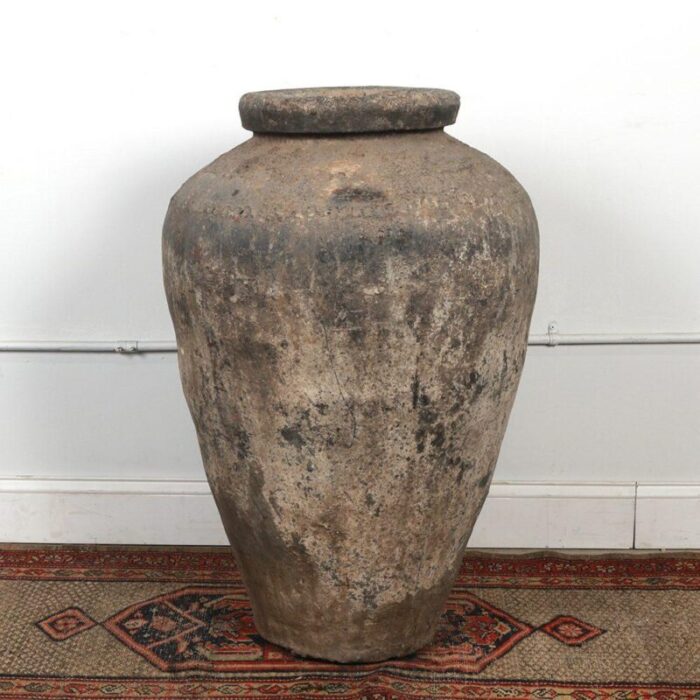 vintage indian large grain pot 6270