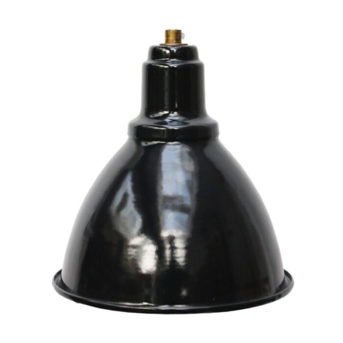 vintage industrial black enamel factory pendant hanging light 4