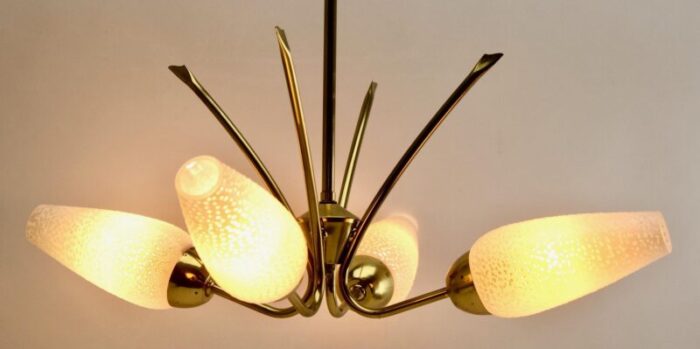 vintage italian chandelier 1950s 7