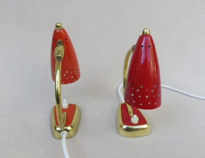 vintage italian delicate bedside lamps 1950s set of 2 0882