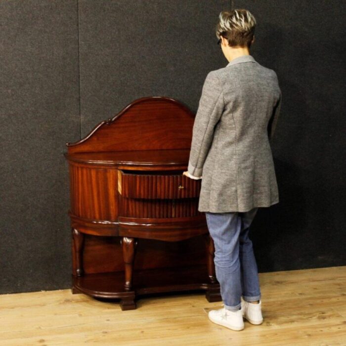 vintage mahogany commode 1930s 2853