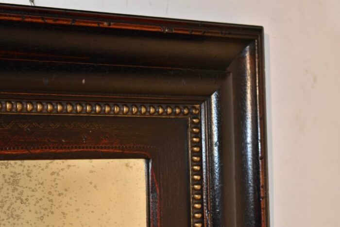 vintage mirror with wide molded frame 2664