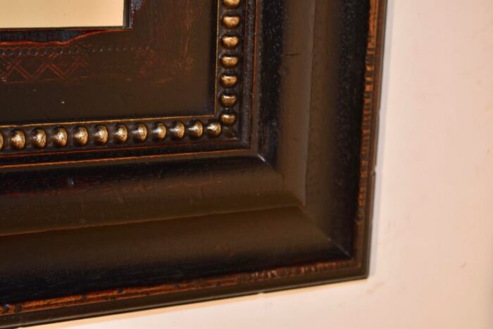 vintage mirror with wide molded frame 3124