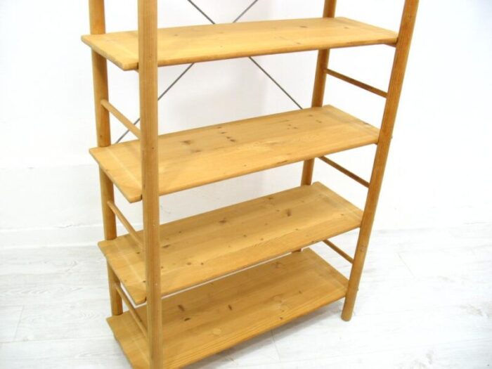 vintage pine bookcase 1980s 5245