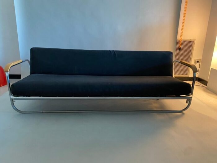 vintage sofa bed by alvar aalto 1940s 0148