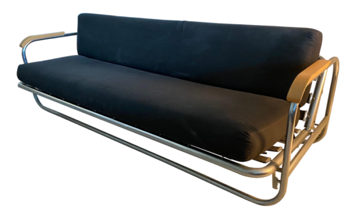 vintage sofa bed by alvar aalto 1940s 4013