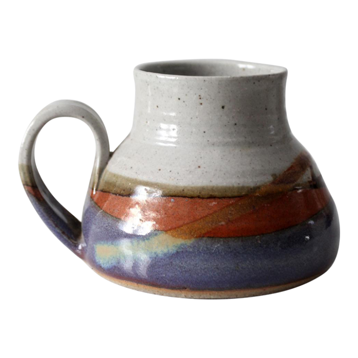 vintage studio pottery mug 7485