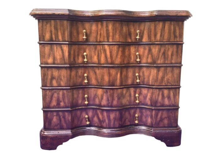 vintage theodore alexander chest of drawers nightstand side table 7473