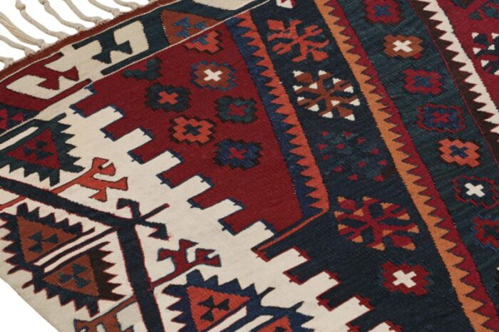 vintage turkish kilim with polychromatic geometric patterns from rug and kilim 3051