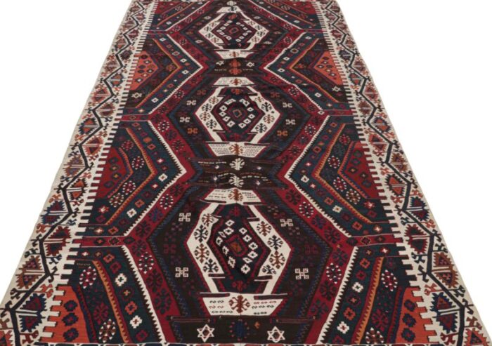 vintage turkish kilim with polychromatic geometric patterns from rug and kilim 8253