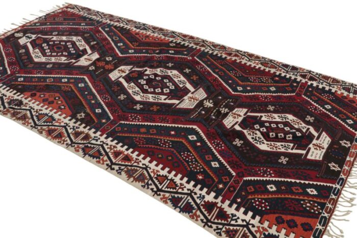 vintage turkish kilim with polychromatic geometric patterns from rug and kilim 8458