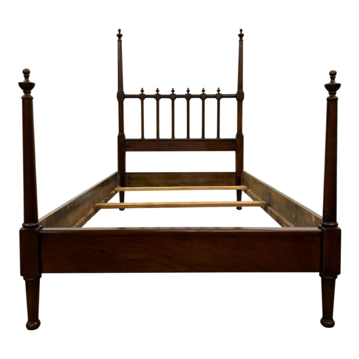 vintage twin size baroque style bed 4960