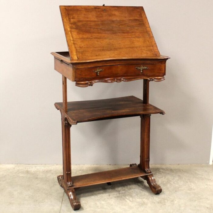 vintage walnut writing desk 0549