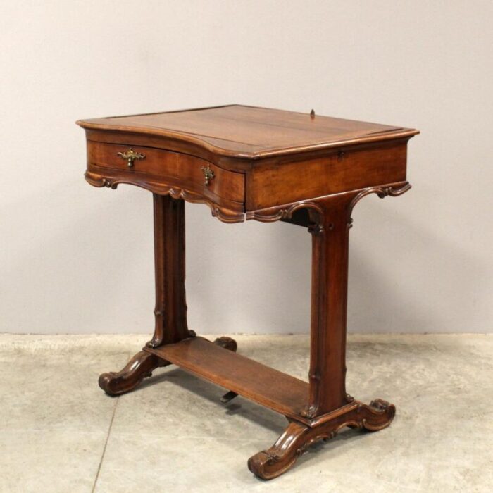 vintage walnut writing desk 1412