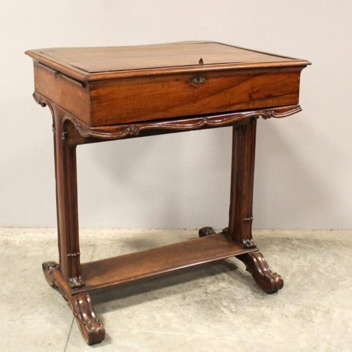 vintage walnut writing desk 4202