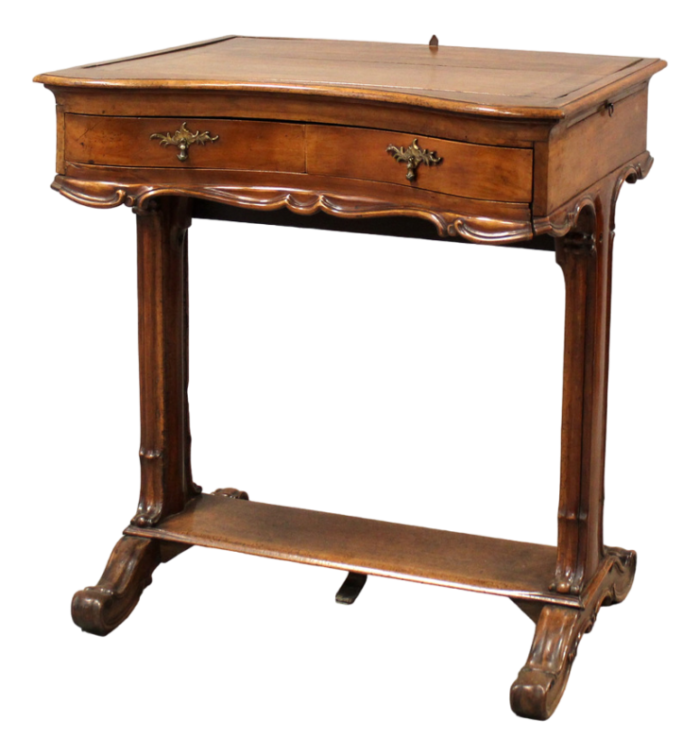 vintage walnut writing desk 4764