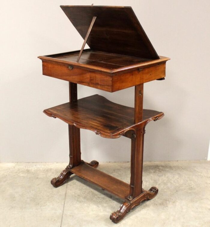 vintage walnut writing desk 7955