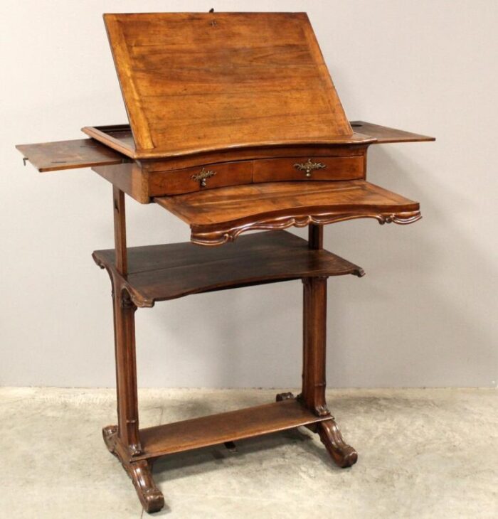 vintage walnut writing desk 9076