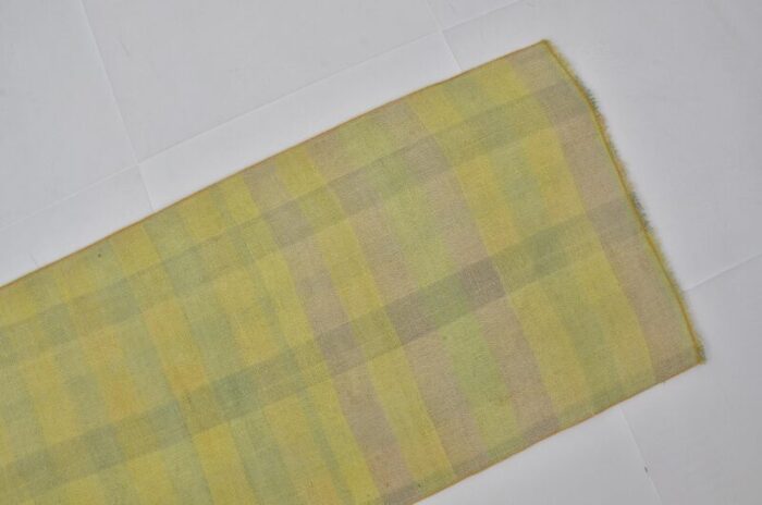 vintage yellow runner rug 1960 0935