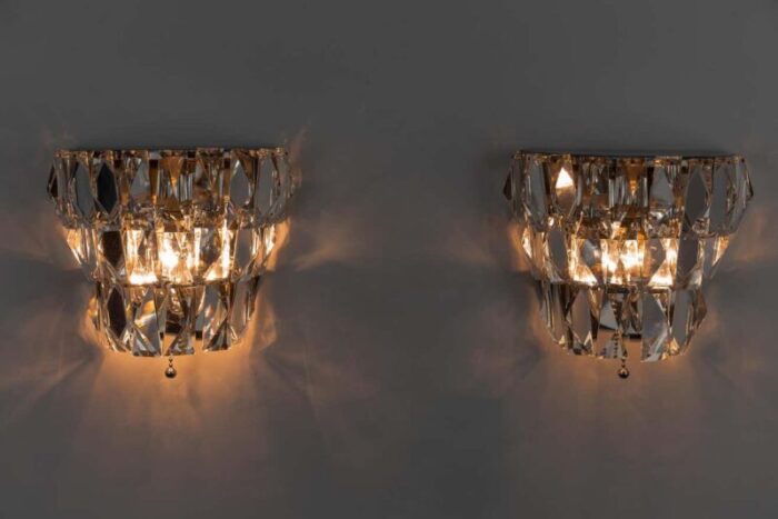 wall lamps from bakalowits soehne 1960s set of 2 12