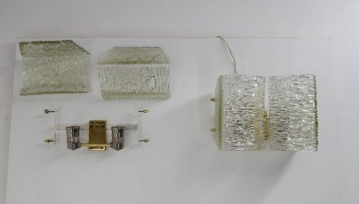 wall lamps from kalmar 1950s set of 2 9