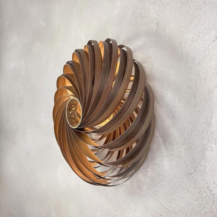 wall light veneria in walnut by manuel doepper for gofurnit 4 1