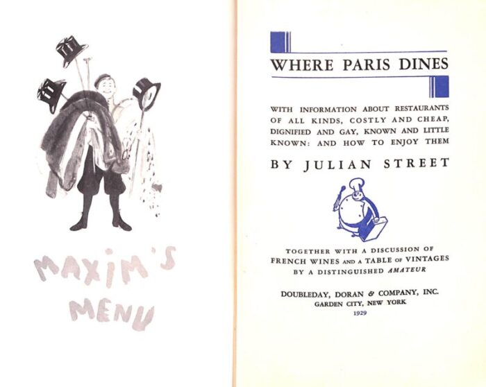 where paris dines 1929 street julian 8593