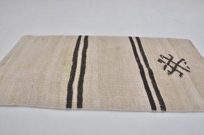 white anatolian hemp rug 1960 2187